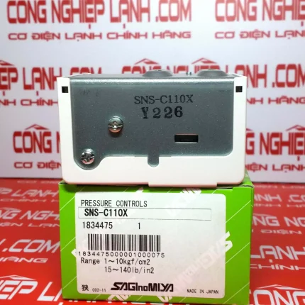 SAGINOMIYA SNS-C110X - công tắc áp suất đơn 10bar