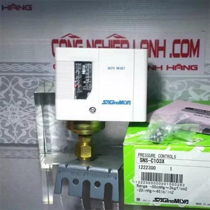 SAGINOMIYA SNS-C103X - Relay áp suất đơn 3.0 bar