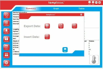 Kết xuất dữ liệu bằng phần mềm tempbase
