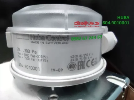 Công tắc áp suất Huba 20~300Pa - 604.9010001