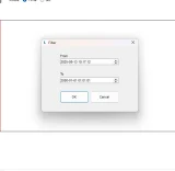 Chọn thời gian bắt đầu và kết thúc (tương ứng From và To); Click OK để xem dữ liệu