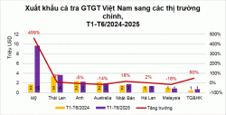 Xuất khẩu cá tra GTGT tiếp tục tăng trưởng ấn tượng
