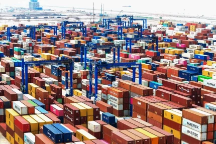 Cụm cảng Lạch Huyện, Hải Phòng. Ảnh: Lê Tân