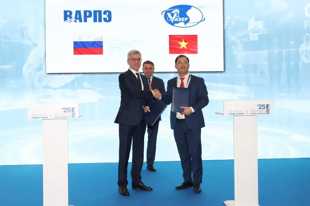 VASEP và Hiệp hội Thủy sản Nga ký Thỏa thuận hợp tác phát triển thương mại và khoa học kỹ thuật thủy sản